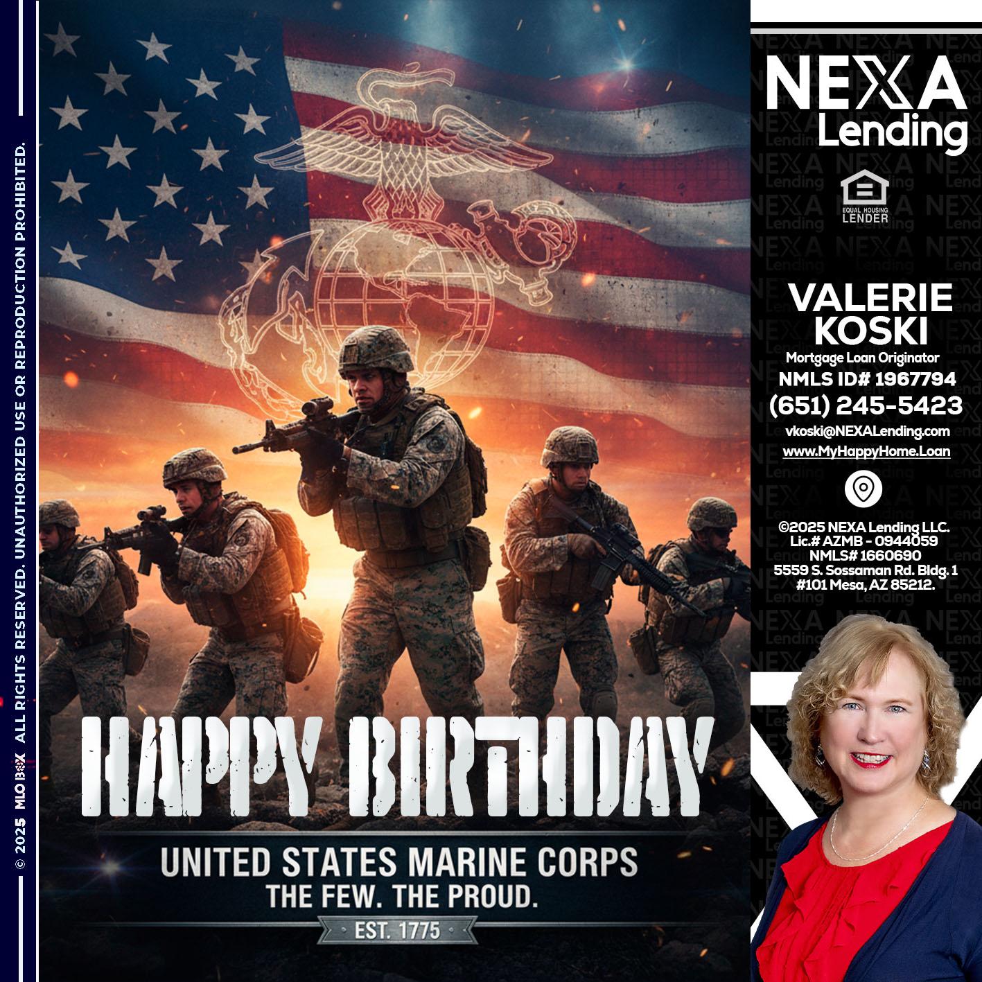 happy birthday - Valerie Koski -Mortgage Loan Originator
